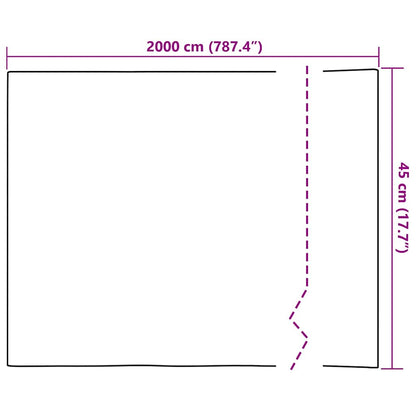 Self-adhesive Window Film Frosted White 45 x 2000 cm PVC