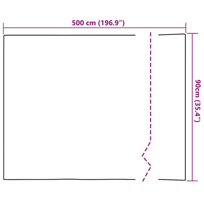 Self-adhesive Window Film Frosted White 90 x 500 cm PVC
