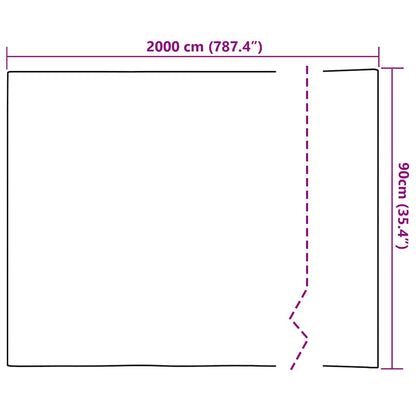 Self-adhesive Window Film Frosted White 90 x 2000 cm PVC