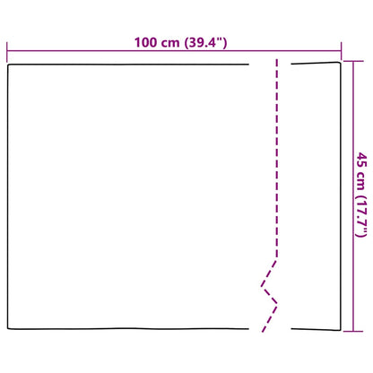Self-adhesive Mirror Film 45 x 100 cm 2 pcs Silver PET