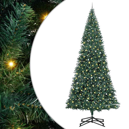 Artificial Pre-lit Christmas Tree with Ball Set Green 500 cm