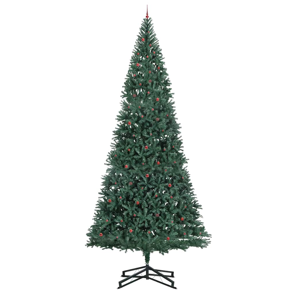 Artificial Pre-lit Christmas Tree with Ball Set Green 500 cm