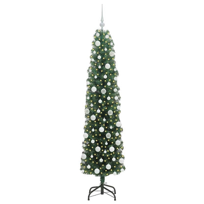 Artificial Christmas Tree with 300 LEDs with Stand Green 180 cm