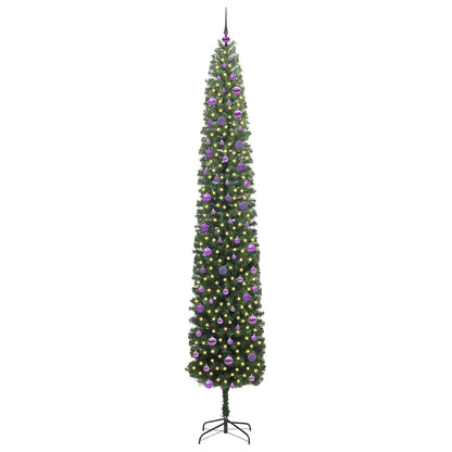 Artificial Christmas Tree with 300 LEDs with Stand Green 270 cm