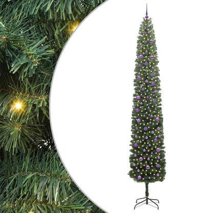 Artificial Christmas Tree with 300 LEDs with Stand Green 300 cm
