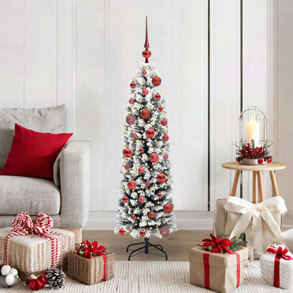 Artificial Christmas Tree with 150 LEDs with Stand Green 120 cm