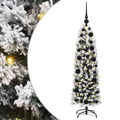 Artificial Christmas Tree with 150 LEDs with Stand Green 120 cm