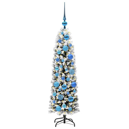 Artificial Christmas Tree with 150 LEDs with Stand Green 120 cm