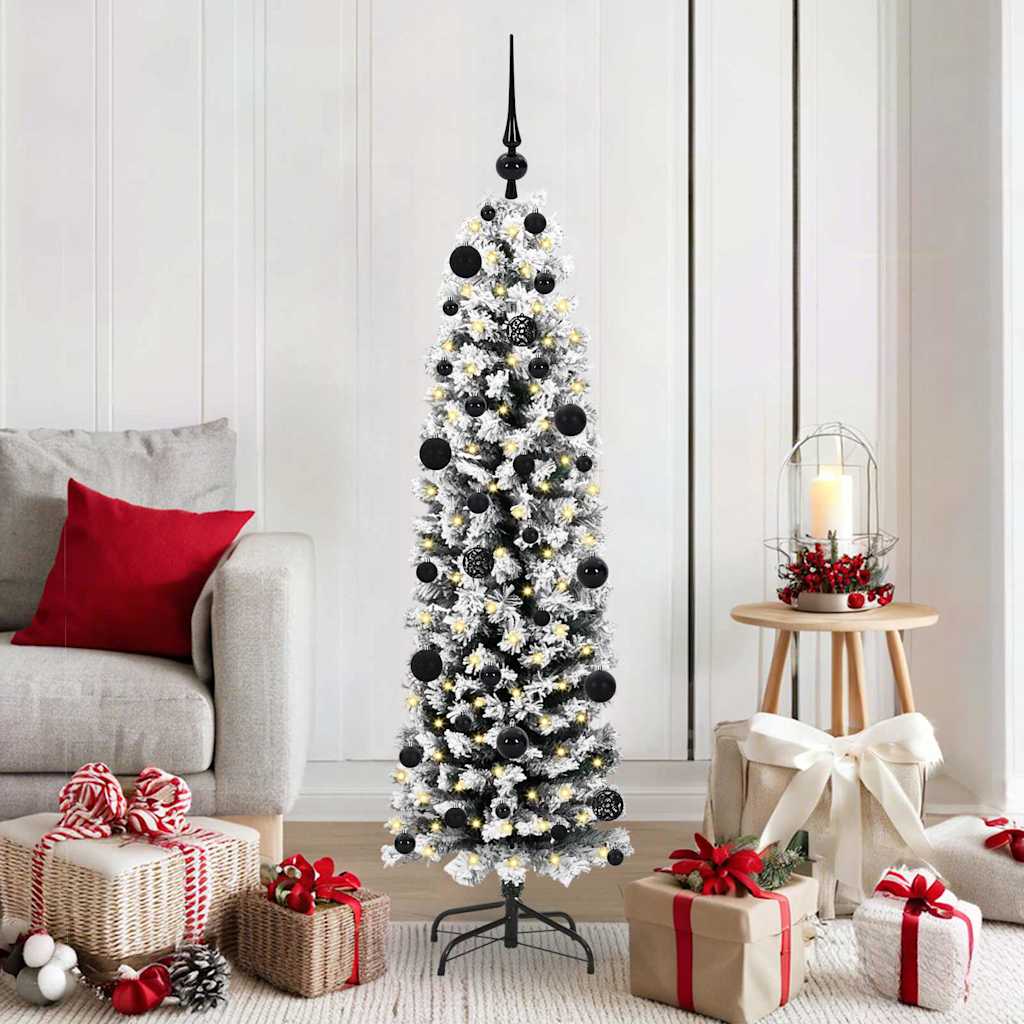 Artificial Christmas Tree with 150 LEDs with Stand Green 150 cm
