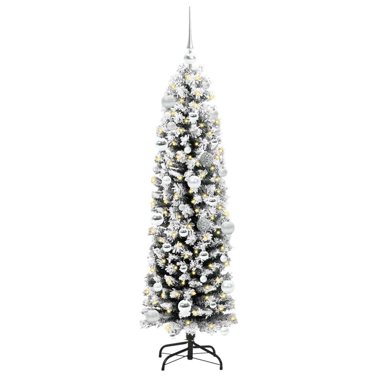 Artificial Christmas Tree with 150 LEDs with Stand Green 150 cm