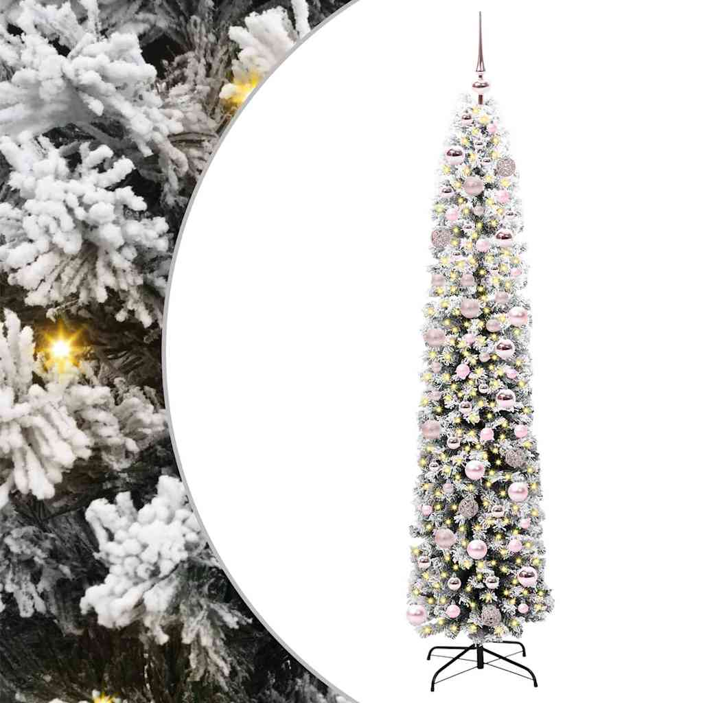 Artificial Christmas Tree with 300 LEDs with Stand Green 180 cm