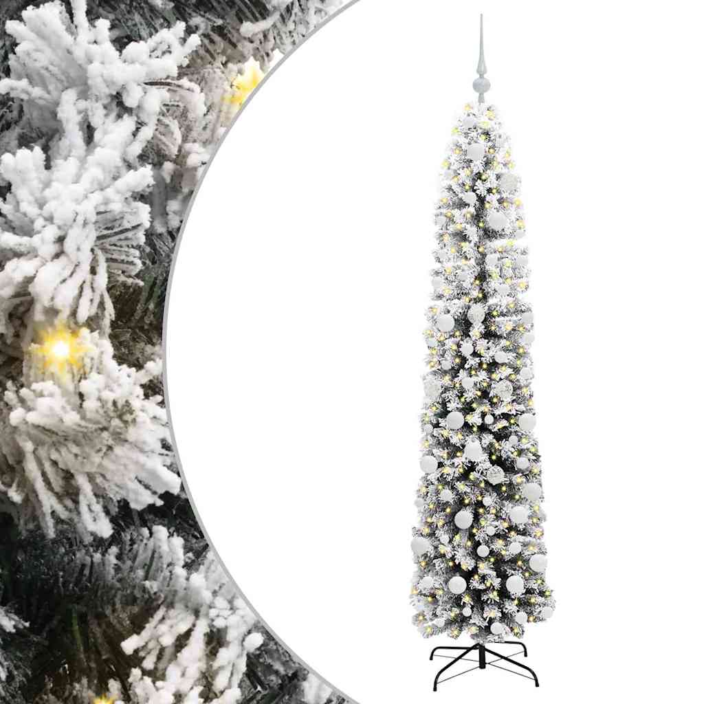Artificial Christmas Tree with 300 LEDs with Stand Green 180 cm