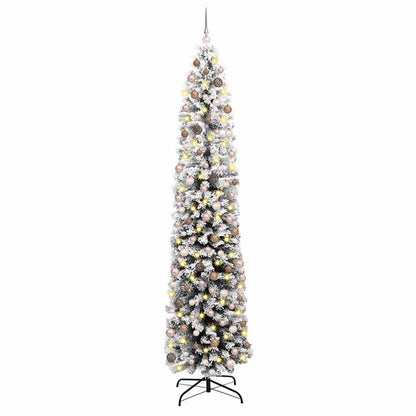 Artificial Christmas Tree with 300 LEDs with Stand Green 240 cm