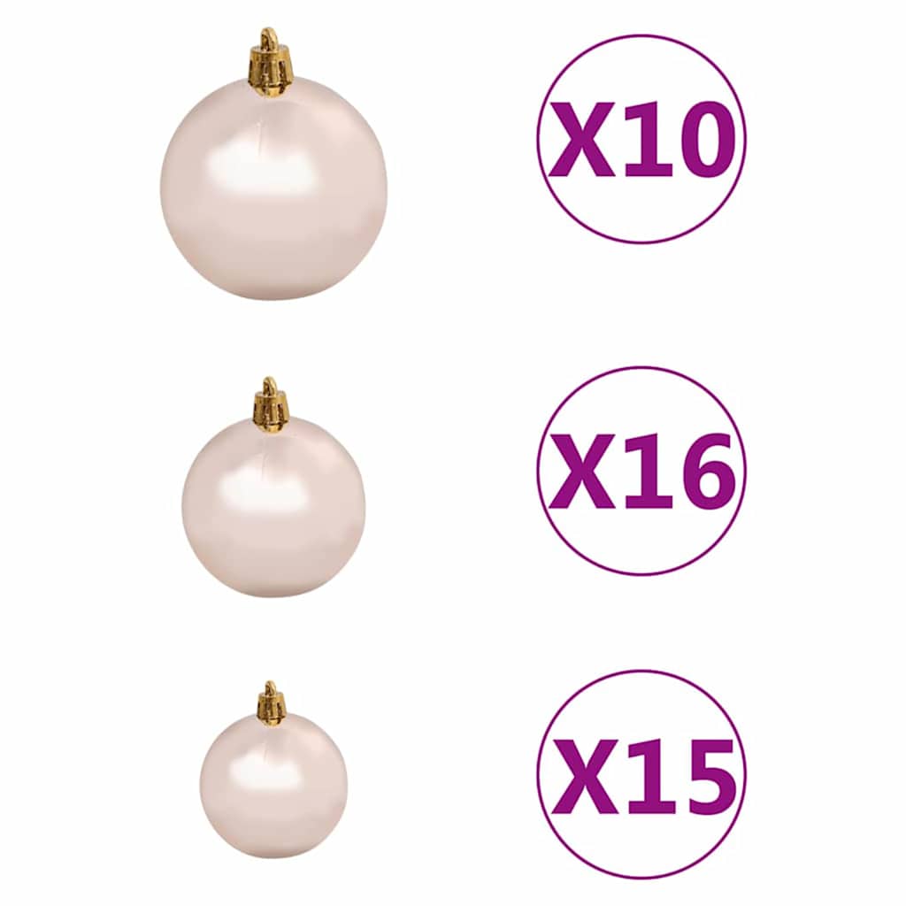 Artificial Christmas Tree with 300 LEDs with Stand Green 240 cm