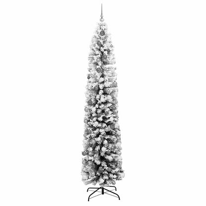 Artificial Christmas Tree Green and White 240 cm
