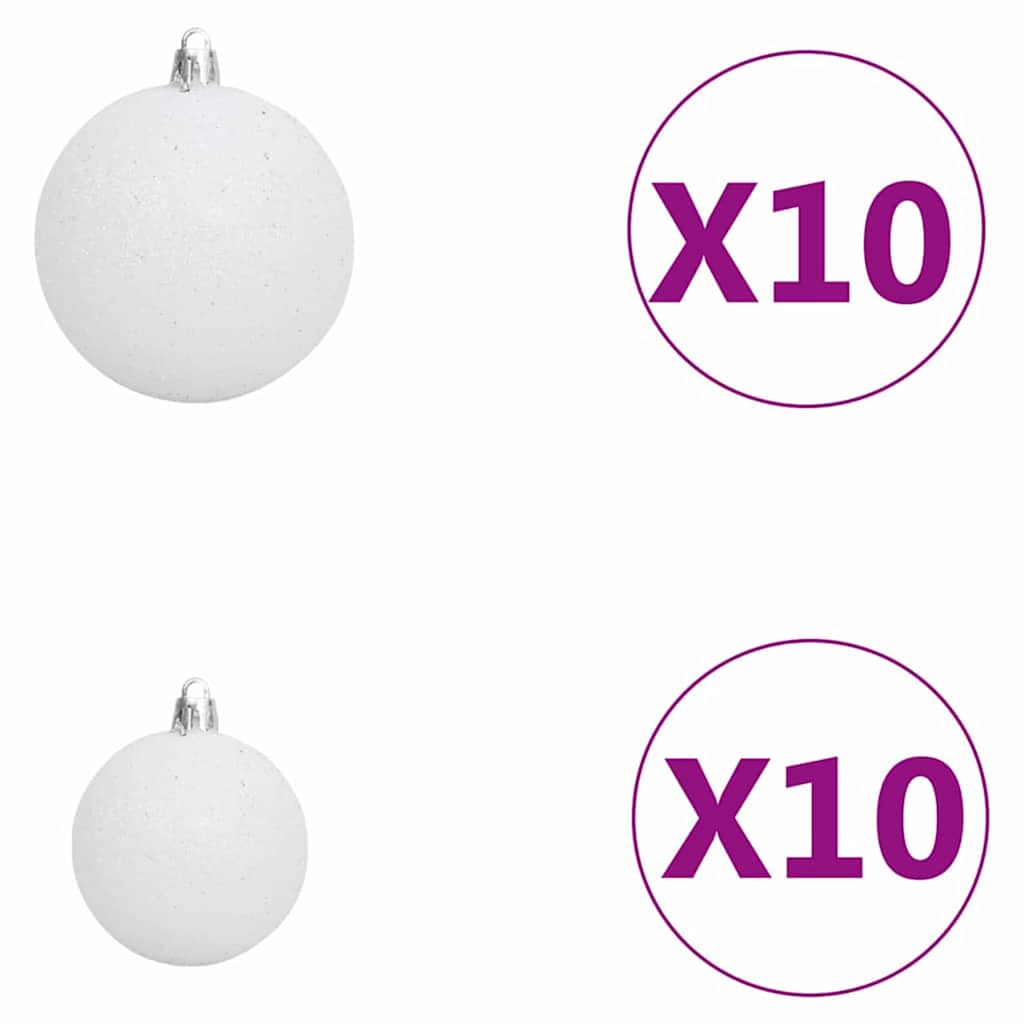 Artificial Christmas Tree Green and White 240 cm