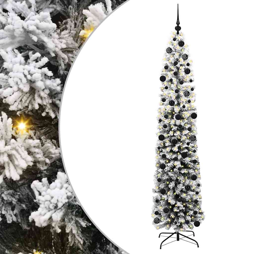 Artificial Christmas Tree with 300 LEDs with Stand Green 240 cm