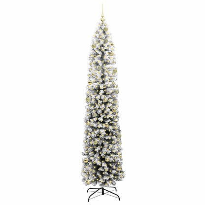 Artificial Christmas Tree Green and White 240 cm