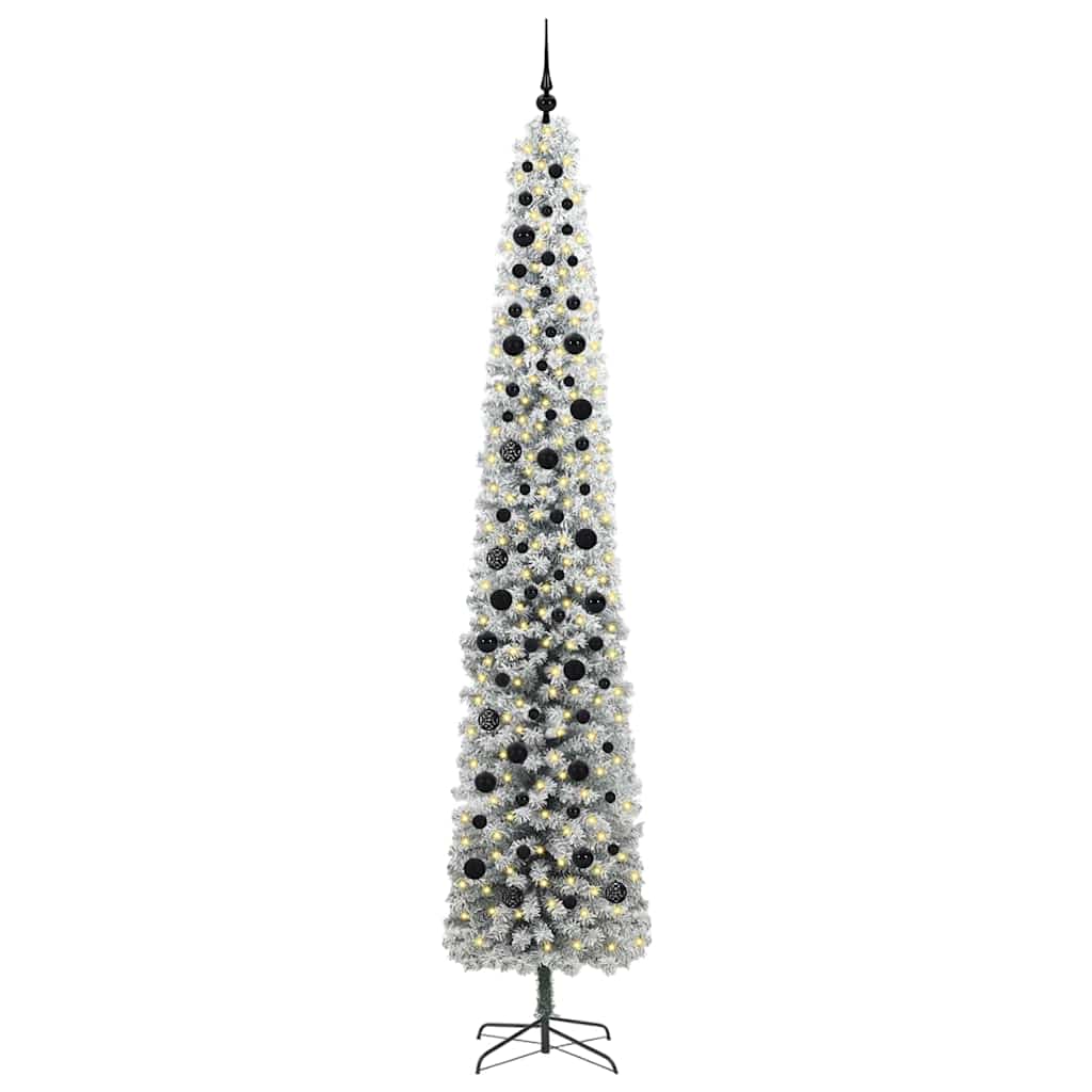 Artificial Christmas Tree with 300 LEDs with Stand Green 270 cm