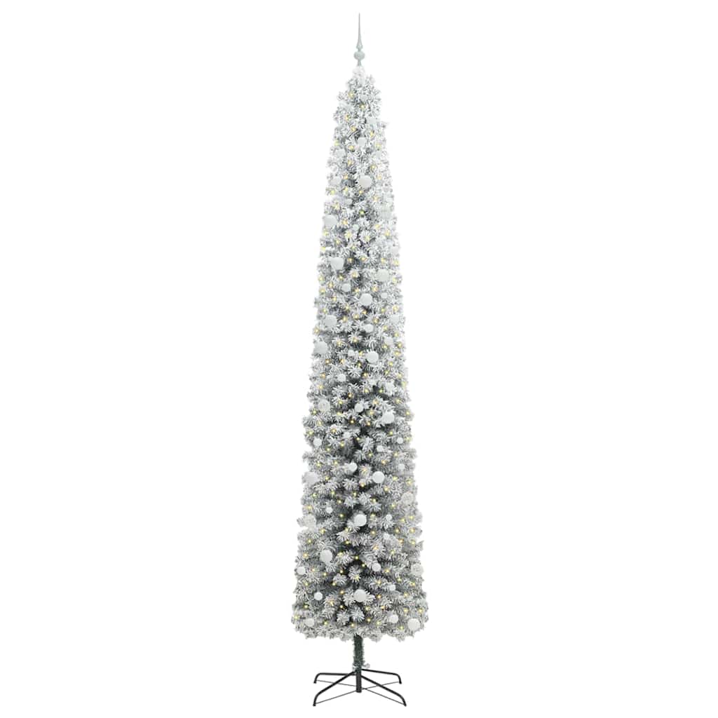 Artificial Christmas Tree with 300 LEDs with Stand Green 270 cm