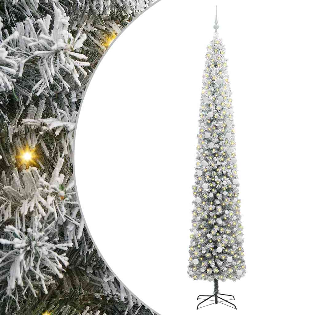 Artificial Christmas Tree with 300 LEDs with Stand Green 300 cm