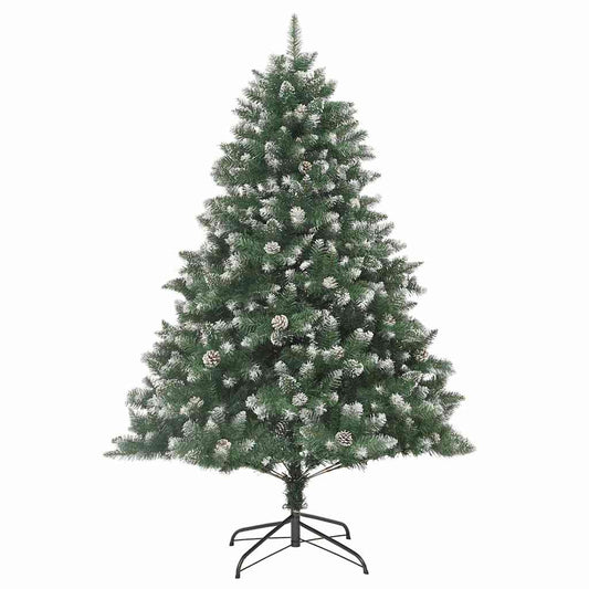Artificial Christmas Tree with 300 LEDs with Stand Green 180 cm
