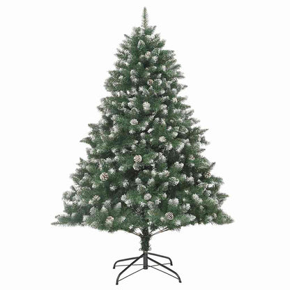 Artificial Christmas Tree with 300 LEDs with Stand Green 240 cm