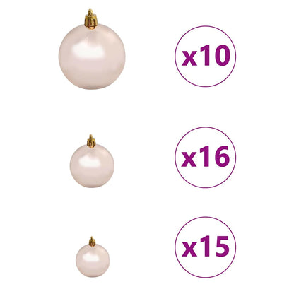 Artificial Slim Christmas Tree with 300 LEDs Green 70.87 in