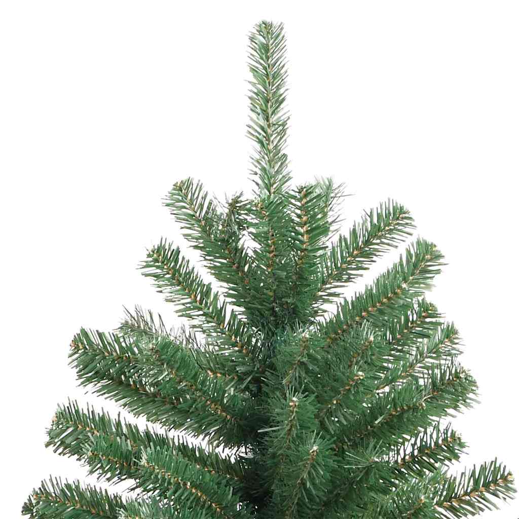 Artificial Hinged Christmas Tree Green 180 cm PVC and Metal