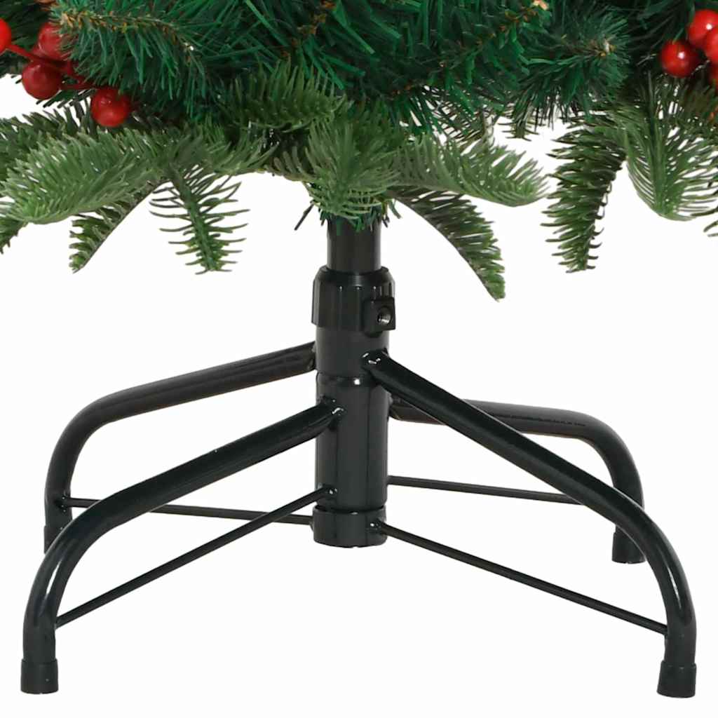 Artificial Christmas Tree with 150 LEDs with Stand Green 150 cm