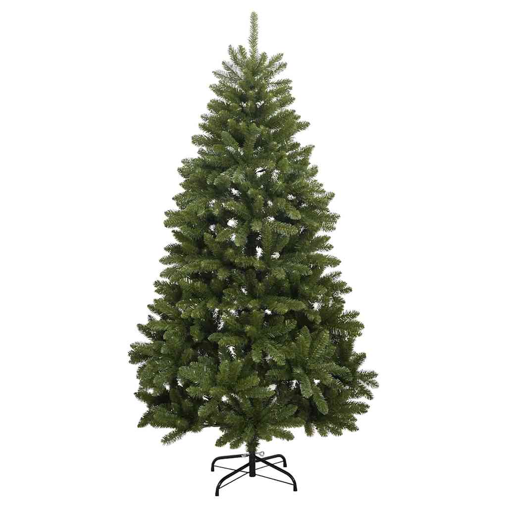 Artificial Christmas Tree Green 210 cm PVC and Metal