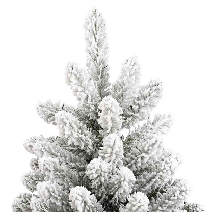 Artificial Christmas Tree Green and White 270 cm PVC and Metal