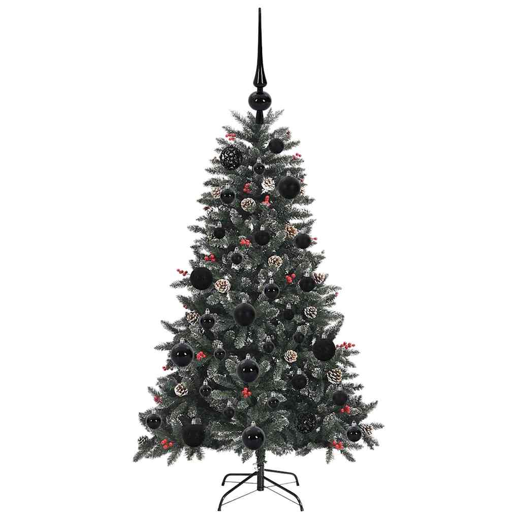 Artificial Christmas Tree with 150 LEDs with Stand Green 120 cm