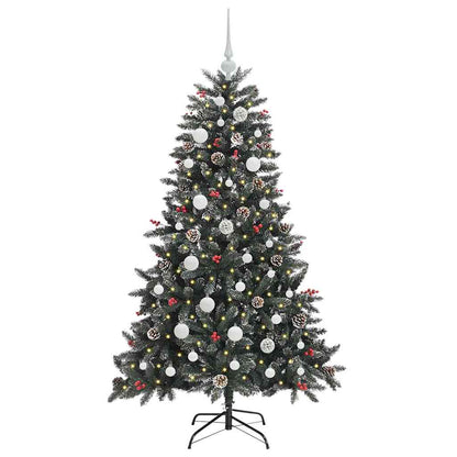Artificial Christmas Tree with 150 LEDs with Stand Green 120 cm