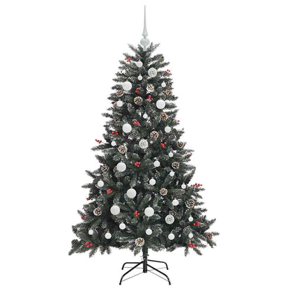 Artificial Christmas Tree with 150 LEDs with Stand Green 120 cm