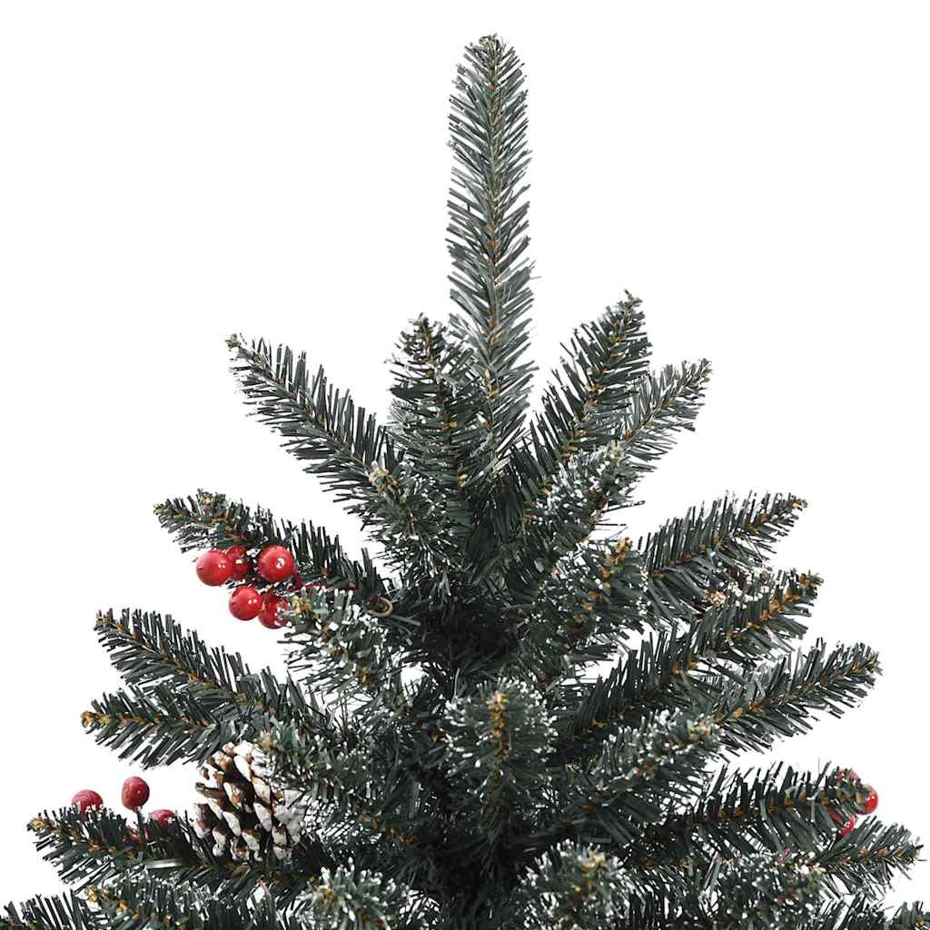 Artificial Christmas Tree with 300 LEDs with Stand Green 210 cm
