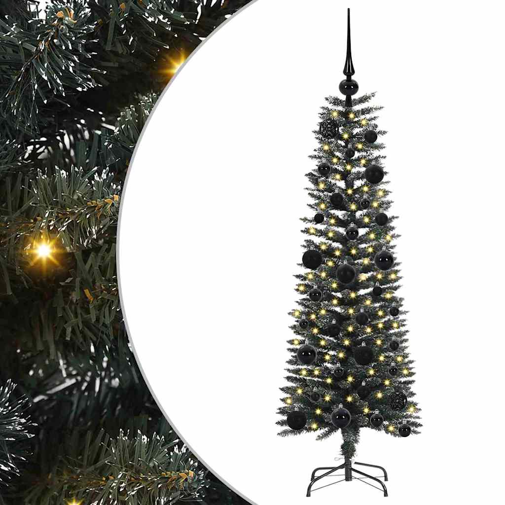 Artificial Christmas Tree with 150 LEDs with Stand Green 120 cm