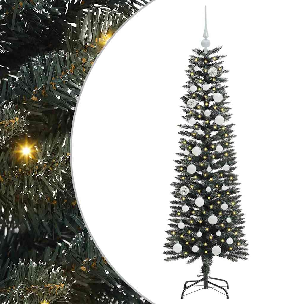 Artificial Christmas Tree with 150 LEDs with Stand Green 150 cm