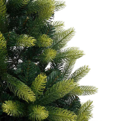 Artificial Hinged Christmas Tree 300 LEDs Green 210 cm