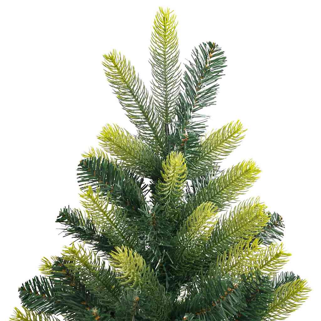 Artificial Hinged Christmas Tree 300 LEDs Green 240 cm