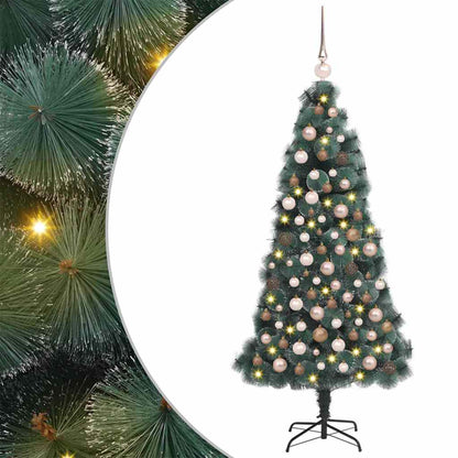 Artificial Pre-lit Christmas Tree with Ball Set Green 120 cm