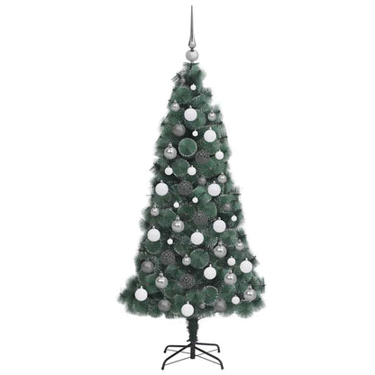 Artificial Pre-lit Christmas Tree with Ball Set Green 120 cm
