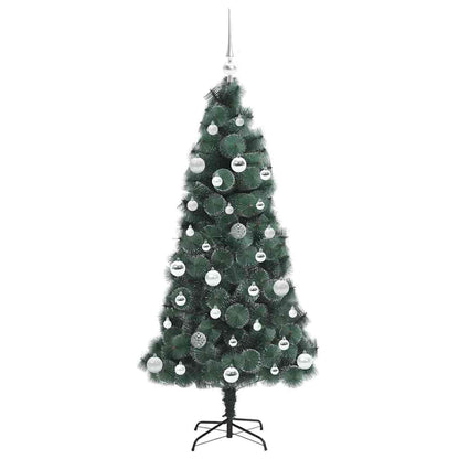 Artificial Pre-lit Christmas Tree with Ball Set Green 150 cm