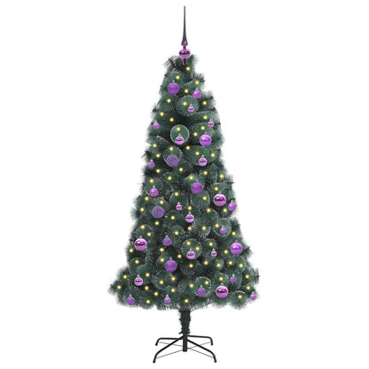 Artificial Pre-lit Christmas Tree with Ball Set Green 150 cm