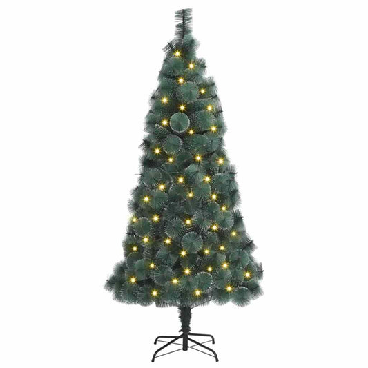 Artificial Pre-lit Christmas Tree Green 180 cm PET