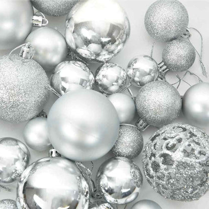 Artificial Pre-lit Christmas Tree with Ball Set Green 210 cm