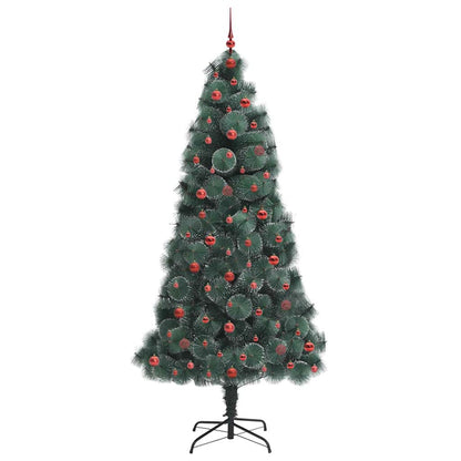 Artificial Pre-lit Christmas Tree with Ball Set Green 240 cm