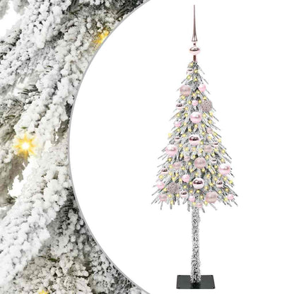 Christmas Tree with 150 LEDs White 120 cm PE and Steel