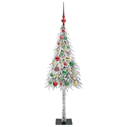 Christmas Tree with 150 LEDs White 120 cm PE and Steel
