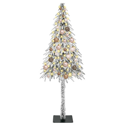 Christmas Tree with 150 LEDs White 150 cm PE and Steel